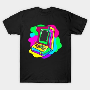 Neon Hippy 80s 90s Costume Retro Vintage T-Shirt